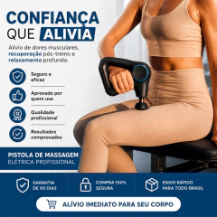 Pistola de Massagem Elétrica Profissional